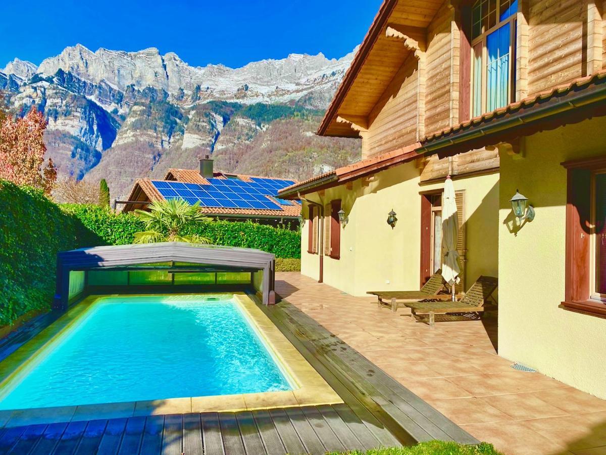 Doodle'S Amazing Chalet -Walensee - Flumserberg - Churfirsten - Heidiland - Pool - Sauna Mols Exterior photo
