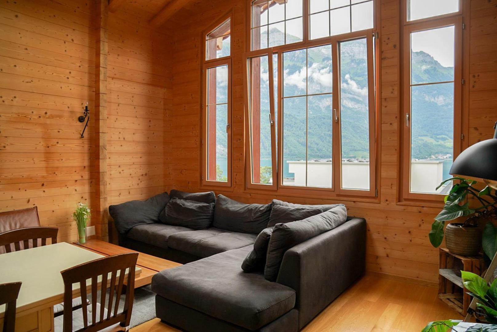 Doodle'S Amazing Chalet -Walensee - Flumserberg - Churfirsten - Heidiland - Pool - Sauna Mols Exterior photo
