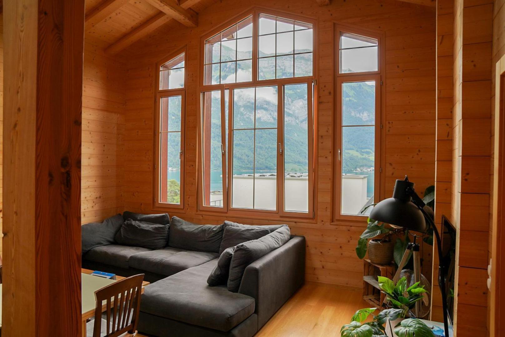 Doodle'S Amazing Chalet -Walensee - Flumserberg - Churfirsten - Heidiland - Pool - Sauna Mols Exterior photo