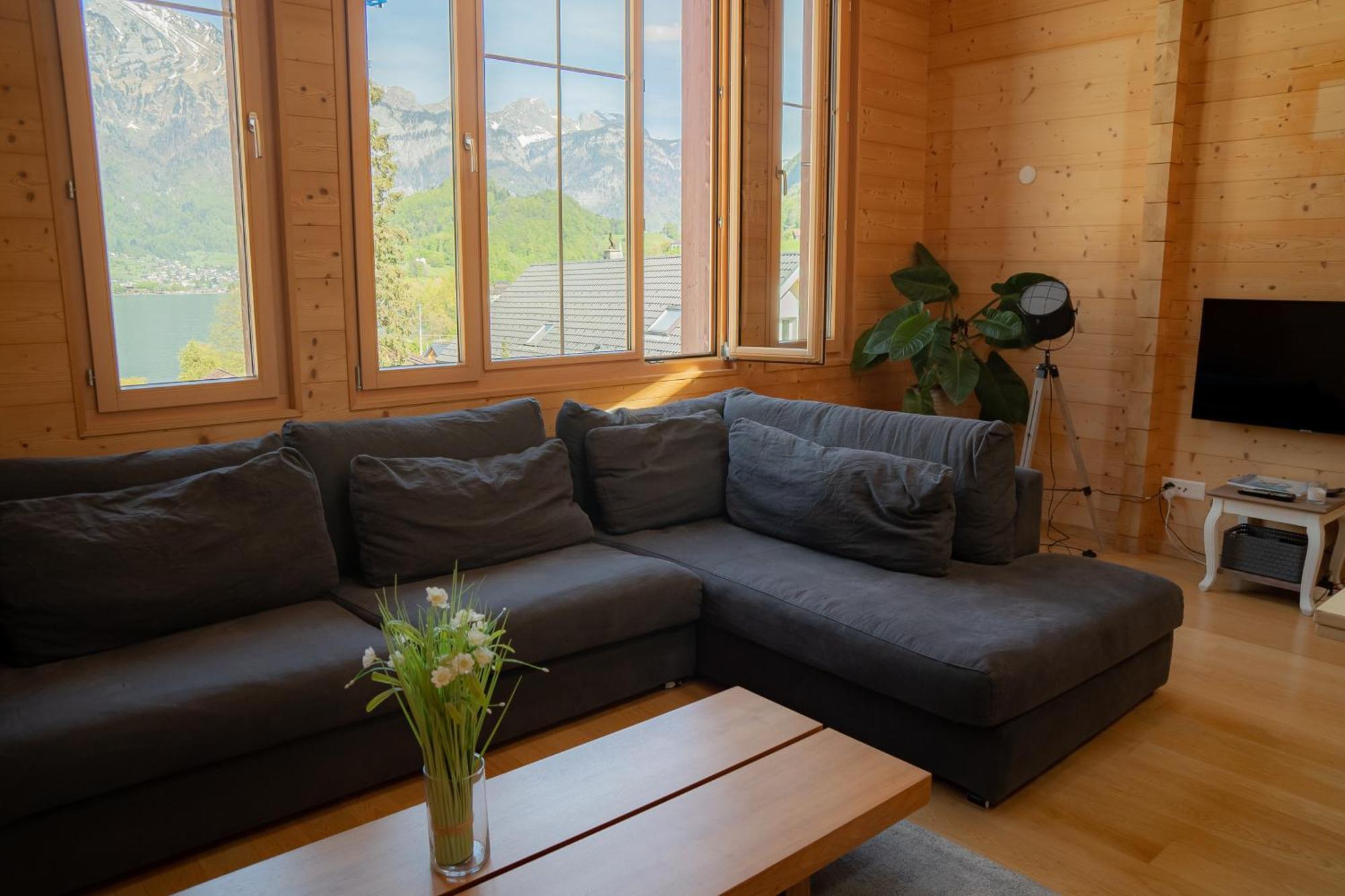 Doodle'S Amazing Chalet -Walensee - Flumserberg - Churfirsten - Heidiland - Pool - Sauna Mols Exterior photo